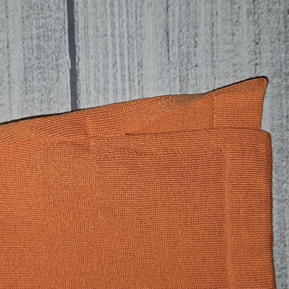 St. John Women's Wool Blend Sleeveless Blouse Orange Size M - Picture 7 of 11